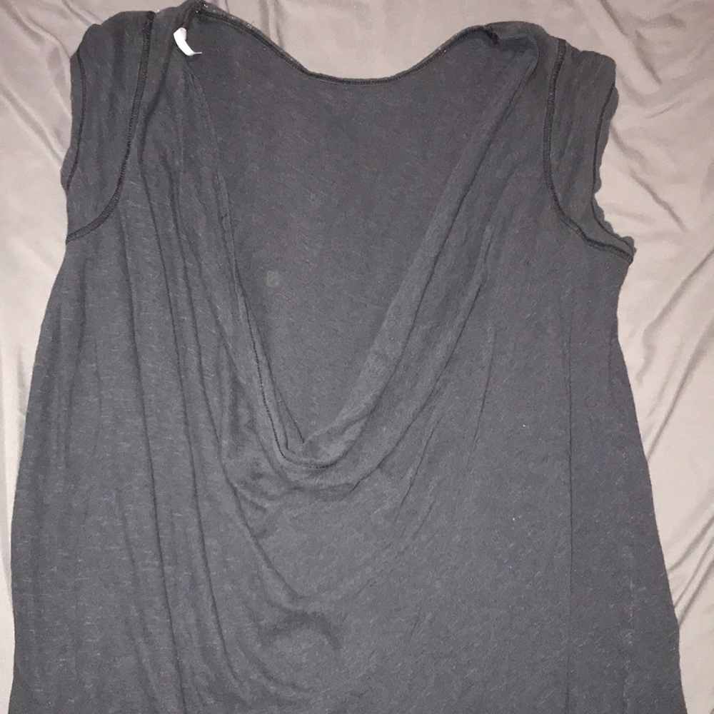 Free People Scoop Back Tee